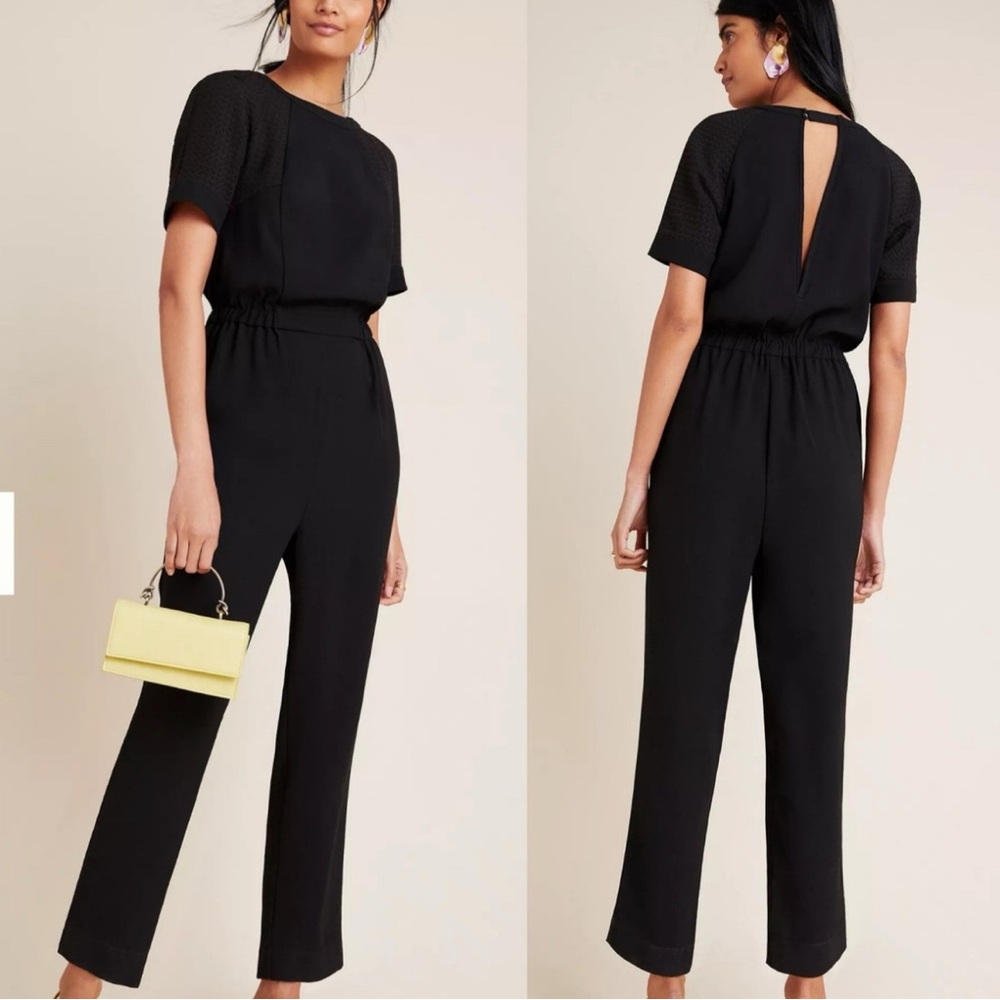 Anthropologie Women's Black Jumpsuit